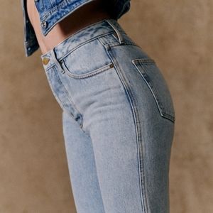 Sezane Jeans 27 Brut Sexy NWT